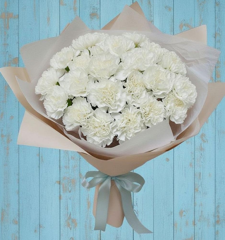 Букет цветов из: Гвоздики в Печенге