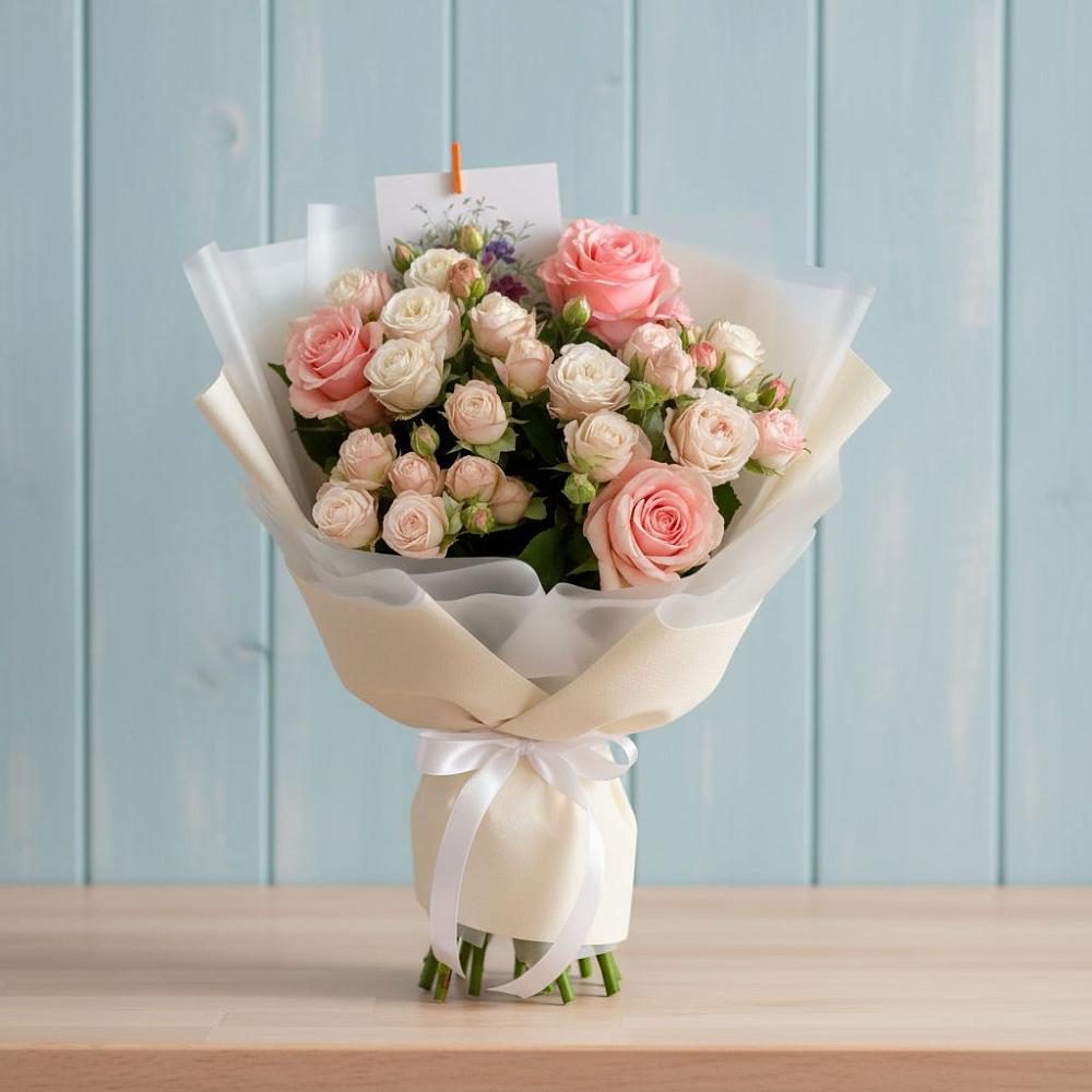 Букет цветов из: Розы в Печенге