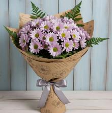 Букет цветов из:  Хризантемы #REPLACE_PRED# Печенге