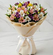 Букет цветов из:  Альстромерии #REPLACE_PRED# Печенге