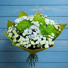 Букет цветов из:  Хризантемы #REPLACE_PRED# Печенге