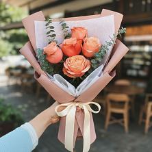 Букет цветов из:  Розы в Печенге