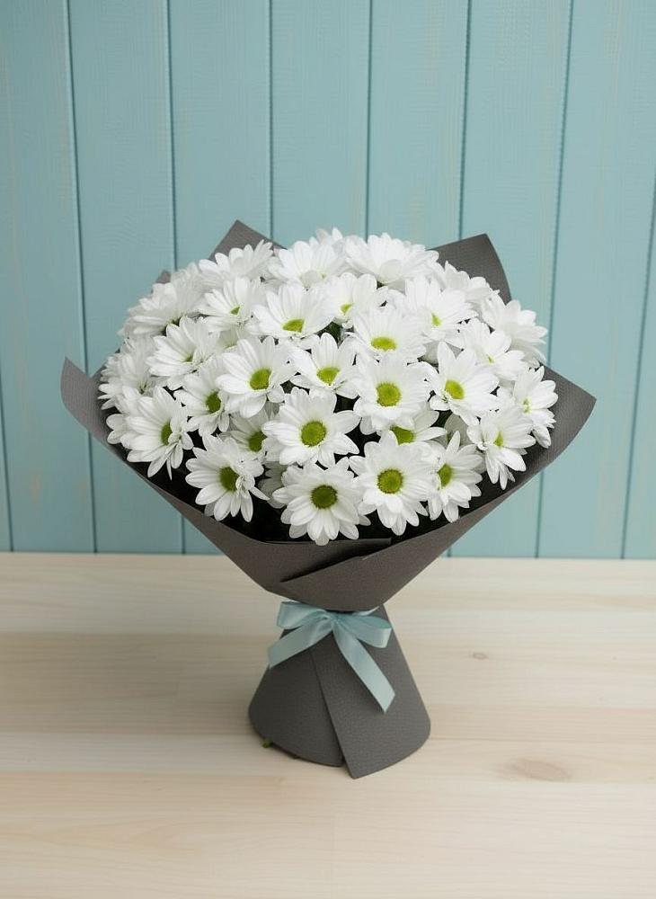 Букет цветов из: Хризантемы в Печенге