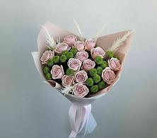 Букет цветов из:  Розы и Хризантемы в Печенге
