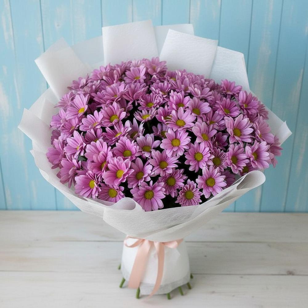 Букет цветов из: Хризантемы в Печенге