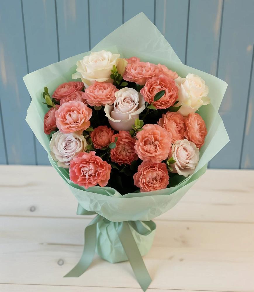 Букет цветов из: Розы в Печенге