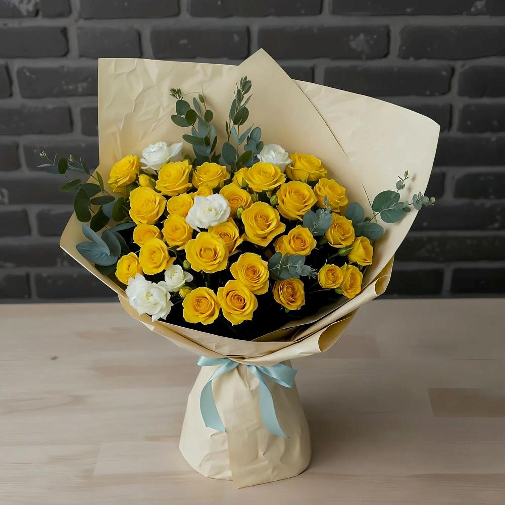 Букет цветов из: Розы в Печенге