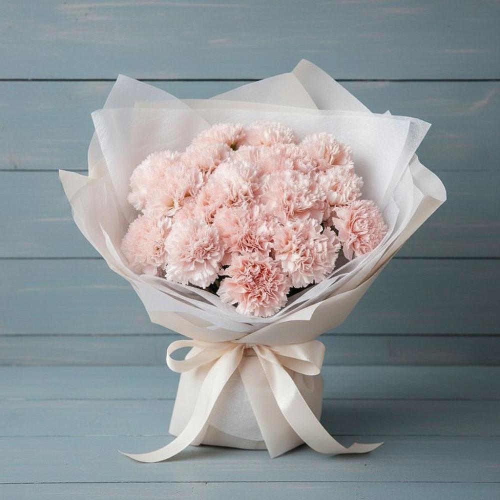 Букет цветов из: Гвоздики в Печенге