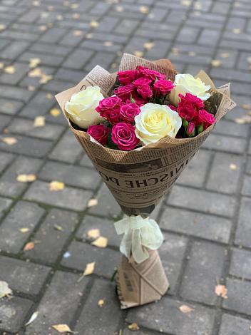 Букет цветов из: Розы в Печенге